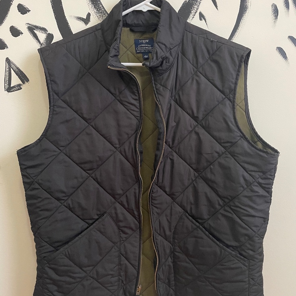 J CREW WINDBREAKER VEST